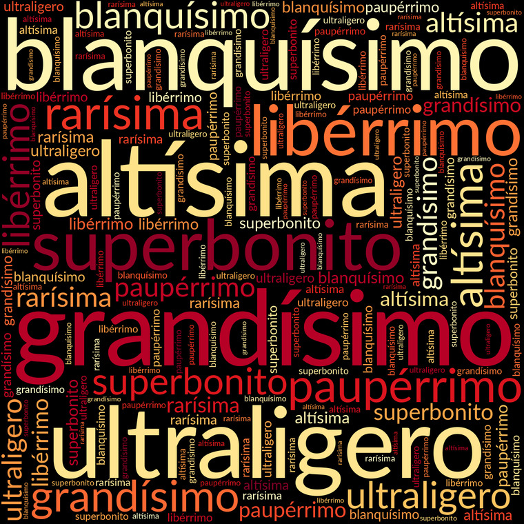 imagen para El superlativo en español - Relativo y absoluto